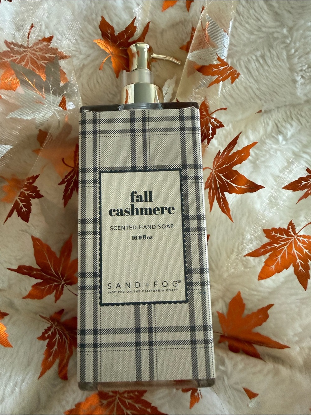 Sand and Fog- Fall Cashmere Scented Hand Soap- large